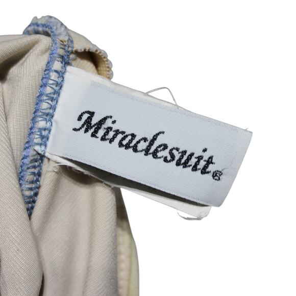 Miraclesuit Periwinkle Purple & Black Colorblock Slimming Swimsuit Size 14 - Picture 11 of 11